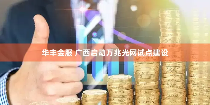 华丰金服 广西启动万兆光网试点建设